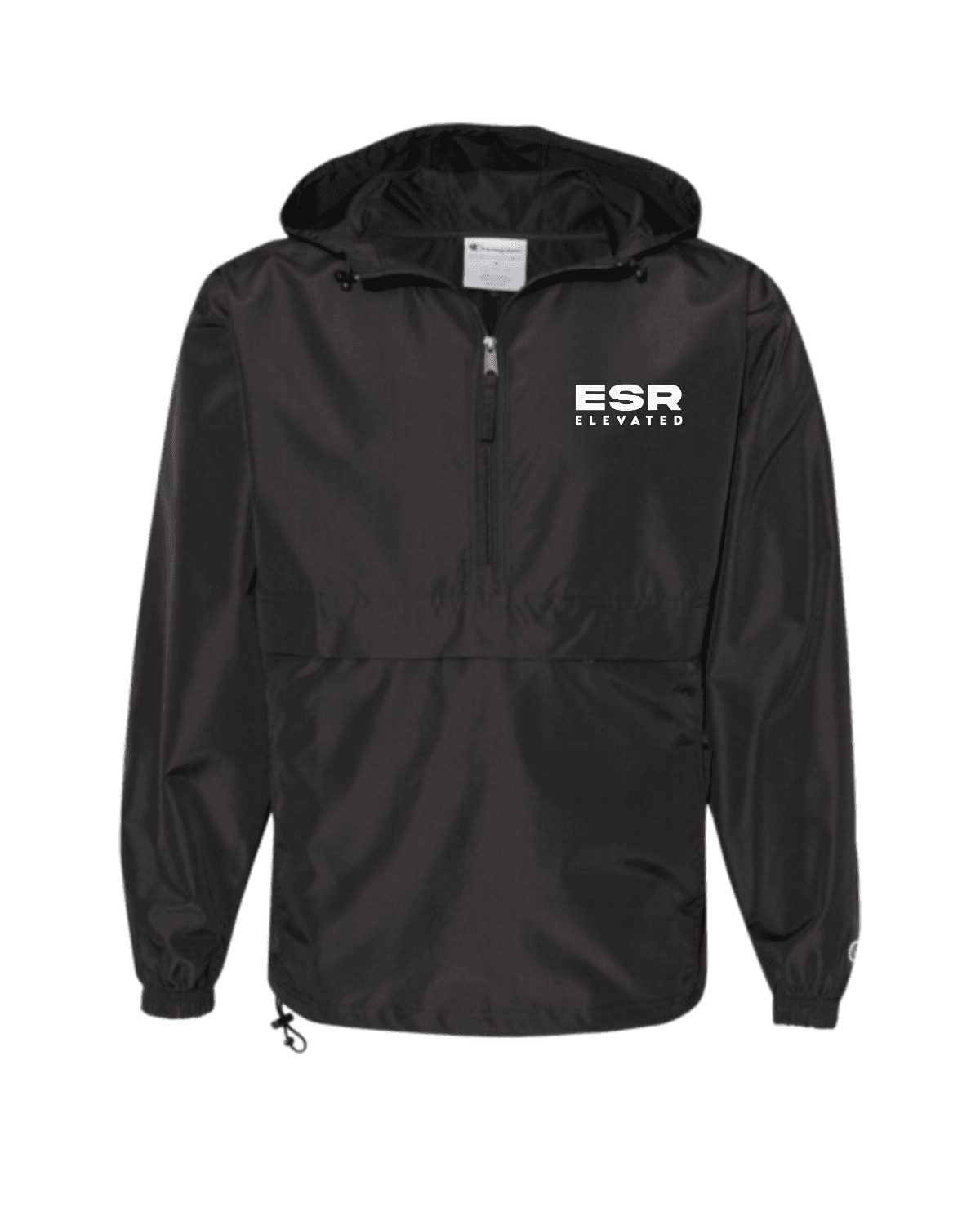 Elevated Hooded Packable Quarter-Zip Jacket