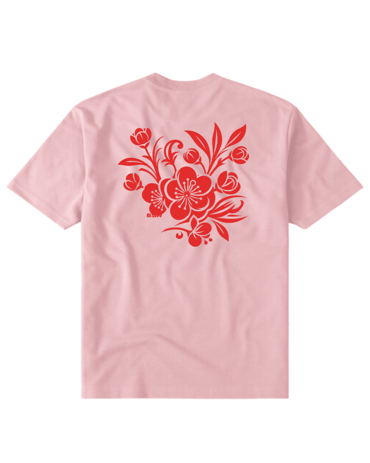 Elevated Athleisure Relaxed Fit Tee - Pink